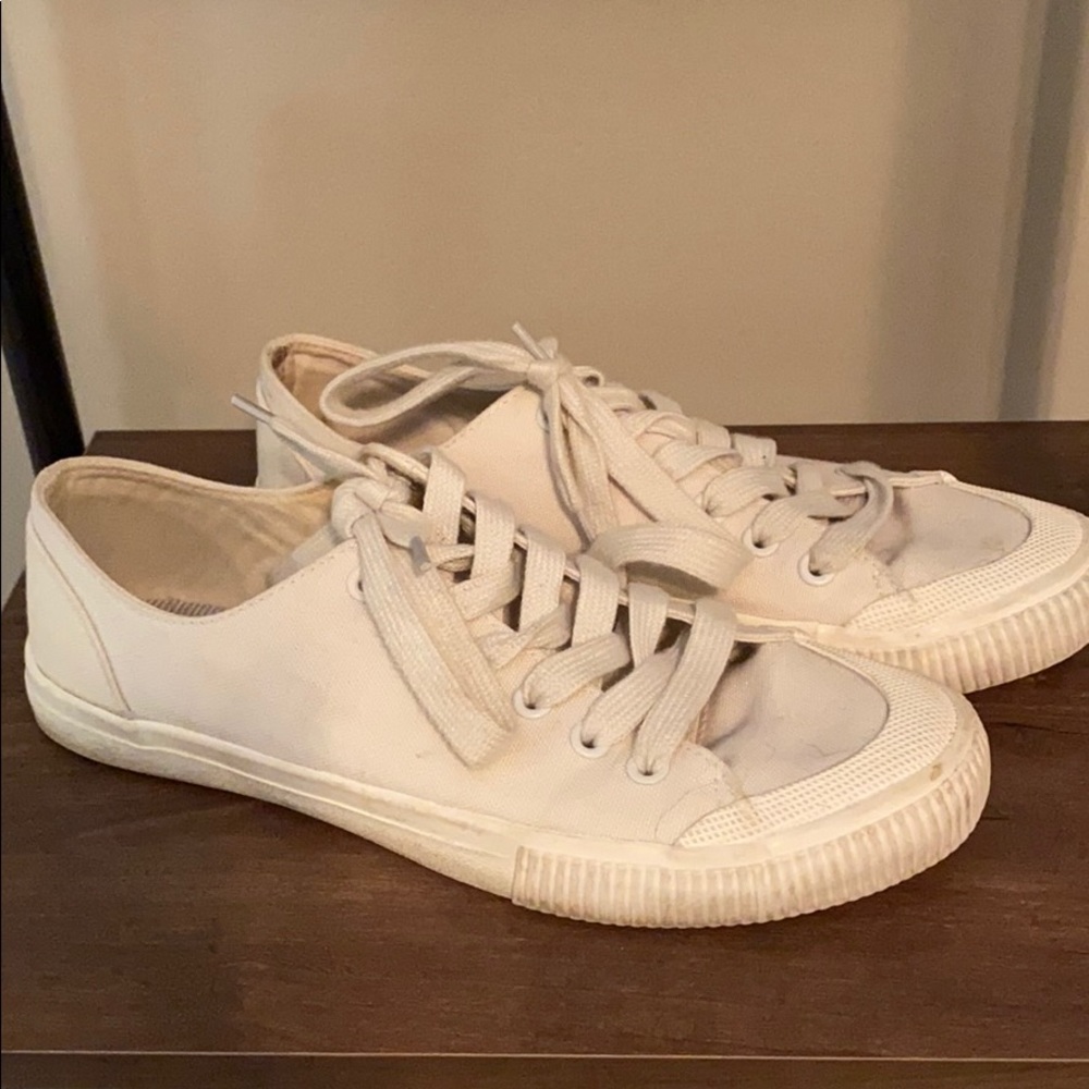 White sneakers